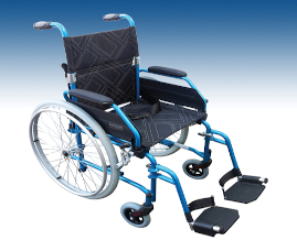 photo of a manual wheelchair