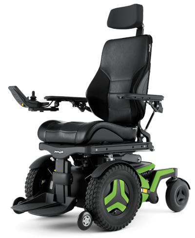 photo of a powered wheelchair